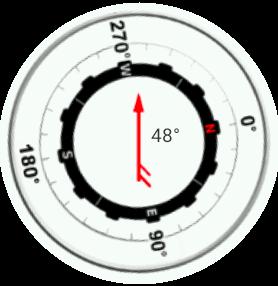 Figure 1-48 Compass Select the Barometer icon