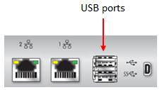 Figure 56: Connecting a USB Key to the XT Codec Unit 2.