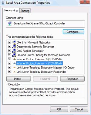 1. Connect the access point directly to your PC, via an Ethernet cable. Open the Network Connections from the Control Panel.