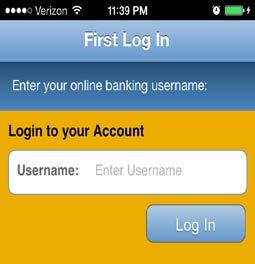 LOGIN Step 1: Enter Your Username which is your Online Banking User ID