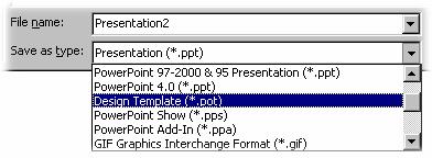 PAGE 12 - ECDL MODULE 6 (USING OFFICE 2000) - MANUAL To save a file as a template A template is a special type of file
