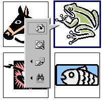 You may see a small dialog box reminding you that there is much more clip art available on the Microsoft Office CD-ROM installation disk. If you do see this informational dialog, press OK to continue.