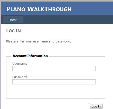 PISD WalkThrough Reports Accessing the Reports 1.