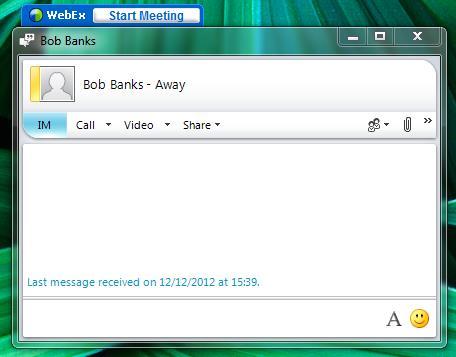 names reported in the WebEx interface Cisco WebEx