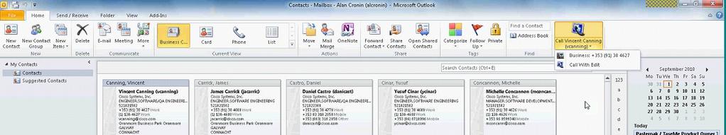 Cisco UC Integration for Lync For Your Reference Features and Functionalities:
