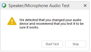 If you plug in a new speaker/headphones or microphone, you may