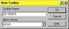 To create a toolbar 1 From the View menu, choose Toolbars. 2 In the Toolbars dialog box, choose New. 3 In the New Toolbar dialog box, specify a name for the toolbar.