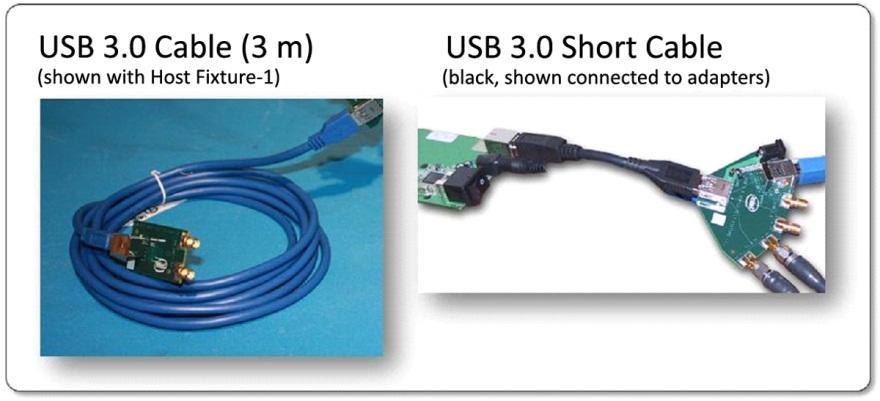 Figure 11: USB 3.0 Cables Used for Compliance Testing. 2.8.