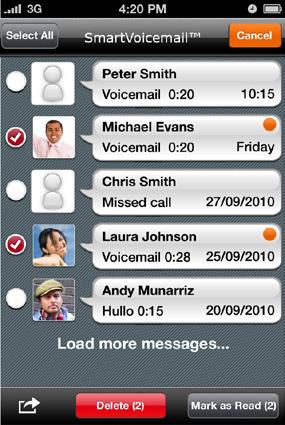 Your Messages Edit multiple messages You can either delete or mark multiple messages as read, at the same time: 1. On the central message list screen tap the Edit button top right 2.