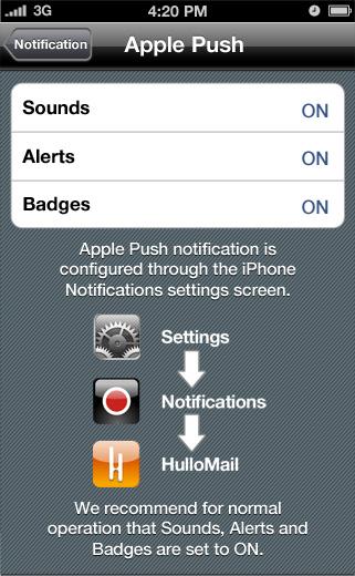 Your Settings - Notifications Manage your push notifications The default notification setting is push. To check, or change back to push notifications, you will need to: 1.
