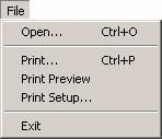 ..5 Search Window Menu Bar File Open Opens data files from either your GPS Unit, SD Programmer or your PC hard drive. Print.