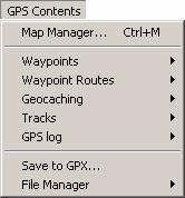 5 Map When checked, displays the overview map above the search window. Legend When checked replaces the Search Window with a map legend window.
