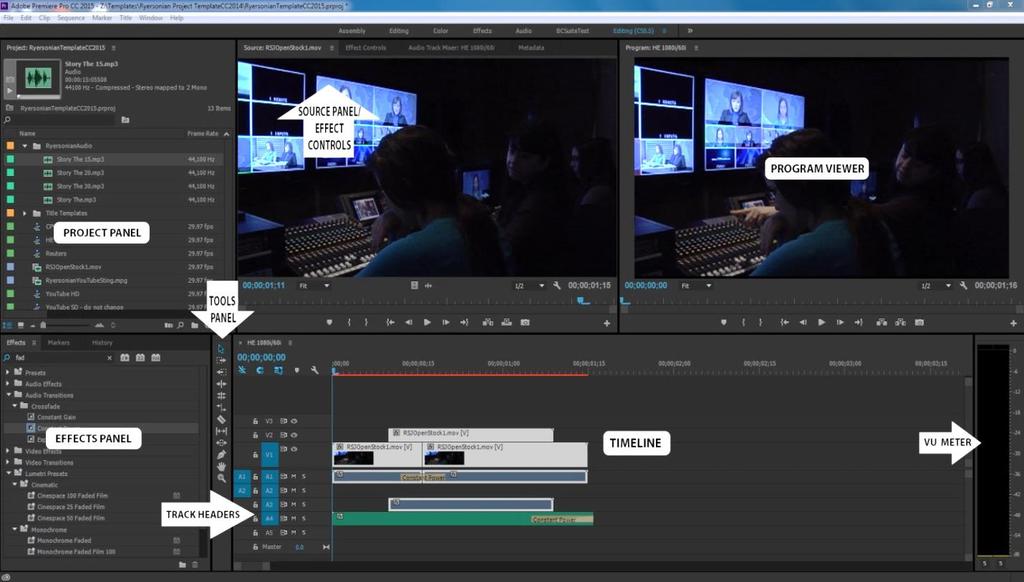 SECTION B Editing Video in Premiere Pro 1.