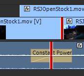 There are two options when arranging clips on the timeline. An overwrite edit occurs when you click and drag a clip over another clip.