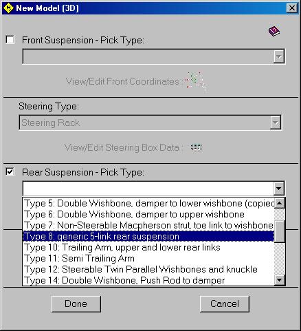 Getting Started with Lotus Suspension Analysis 15 - User Templates (2) 209 15.10 Using the New Template We can now use our new template.