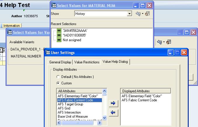 3.2.1. Solution: In Bi 7.0, this setting will have no impact on the input help dialog box in Bex analyzer.