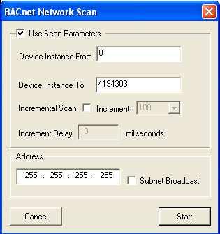 6. Using BACnet Lookout Discovering BACnet Device List The first thing any operator will want to do is to discover BACnet network.