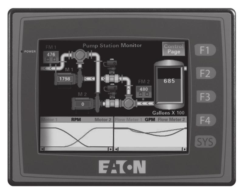 Application The purpose of this application example is to demonstrate how to use the HMi electronic operator interface family to control and monitor up to 16 Motor InsightT motor protection relays