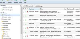 7.3 Mendeley: The Library Overview 7.4 Mendeley- File Menu Bar Add Files Add Folders Add Bibliography Manually [search by DOI, etc.