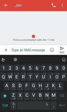 4. Tap. 5. Tap the Type an SMS message box and then start composing your message. 6. When done, tap Send to send the text message.