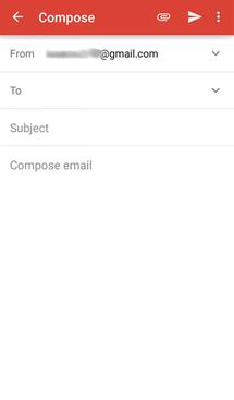 2. In the inbox, tap Compose. The Gmail composition window opens. 3. Enter the message recipient(s), subject, and message, and then tap Send. The Gmail message is sent.