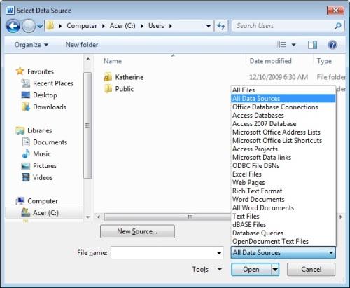 A few versions of Word ago, the developers-that-be introduced the Mail Merge Wizard to the relief of many users. The wizard walks you through the whole merge process step by step.