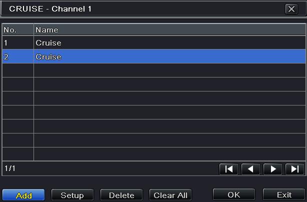 In the preset setting tab, enable preset, set the preset name and then click preset Setting button.