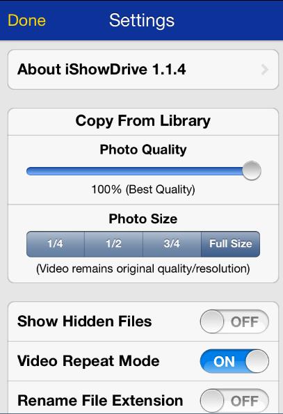 2-1-2 Introduce ishowdrive APP Please click red mark setting icon for setting