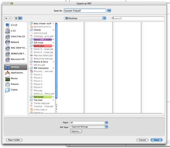 Here you can simply click on the Save button at the bottom right. That s it, you are finished exporting your PDF!