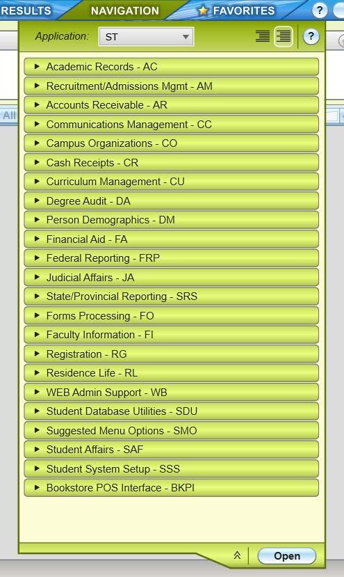 Tabs Navigation Tab Click the Navigation tab to access a Colleague form by navigating through the Colleague menu structure.