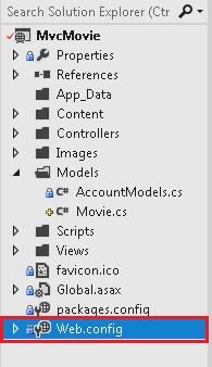 publicclassmoviedbcontext:dbcontext { publicdbset<movie>movies{get;set; Creating a Connection String and Working with SQL Server LocalDB The MovieDBContext class you created handles the task of