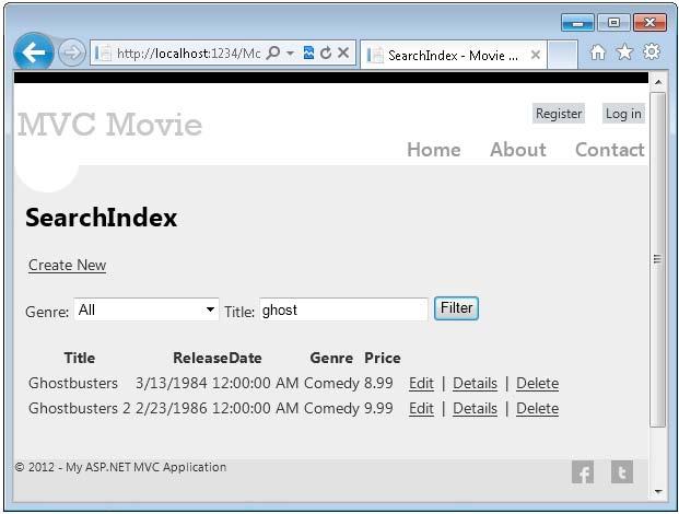 The application also lets you add, edit, and delete movies, as well as see details about individual