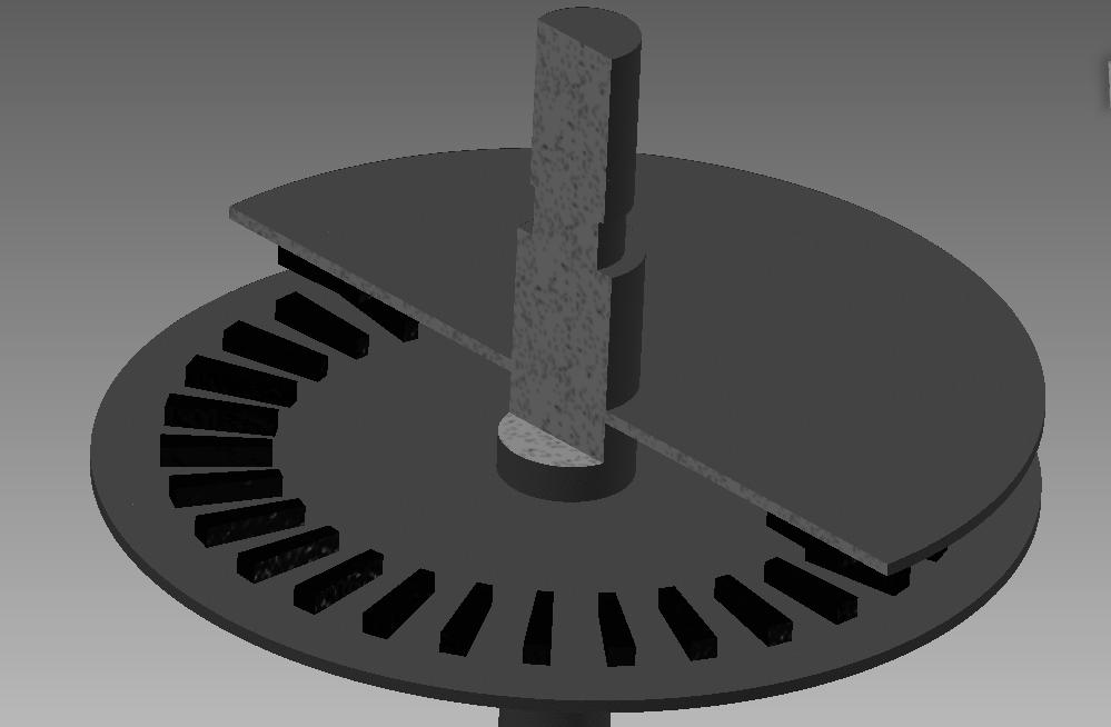 Fig. 1. View of the model of disc generator rotor Fig. 2.