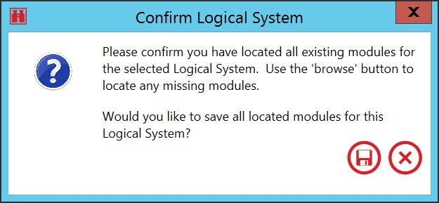 2. The module mapper will locate all WIN-911 modules. Once the dialog displays the located modules, make sure that all installed modules appear.