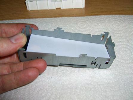 7) LCD disassembly; removing color filter and LCD glass Make sure that the same large slot in the steel