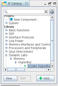 3.2 Adding S'Labs Hyperbus Controller IP Locate and select