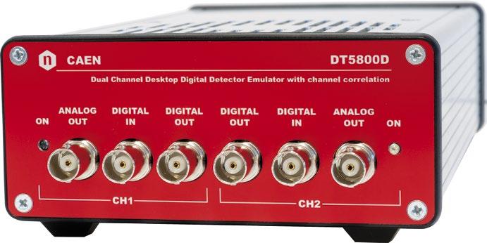 Digital Detector Emulator DT5800 NEW Desktop Digital Detector Emulator This is the most advanced system in the world for real-time emulation of random signals from radiation detectors.