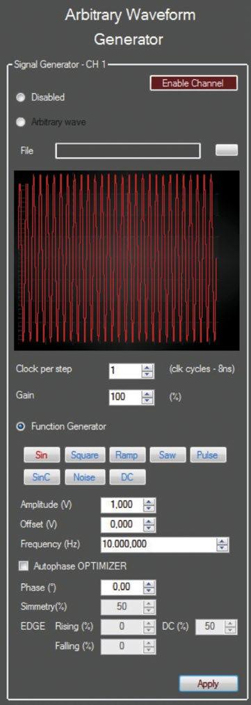 The Digital Detector Emulator allows to test time resolution in more generic configurations, using signals with variable amplitude and shape.