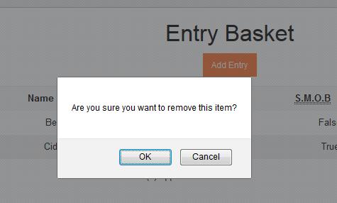 Editing & Removing product details before checkout Click Edit on the appropriate product line to re-open the entry details page.