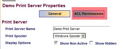 Step 2 Assign the class to a specific print server (Agent) or print queue(s) Once the Print Operators Admin Class has been defined, you will need to