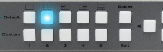 Chapter Operating the 4x1 Multiview Seamless Switcher for HDMI Window Basics Selecting a Window Configuration The 4x1 Multiview Seamless Switcher for HDMI provides the ability to display four Hi-Def