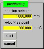 Absolute positioning Table 3-9 Absolute positioning No. Action Remark 1. Click the positioning button to activate the positioning. 2.