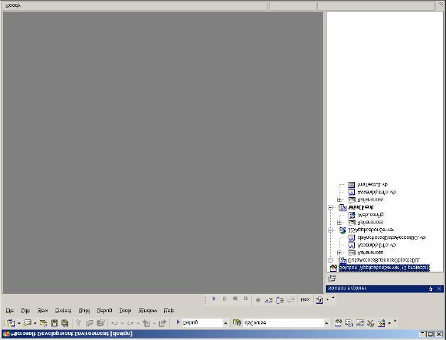 Step 7: View the IDE The IDE now looks as follows: Step 8: