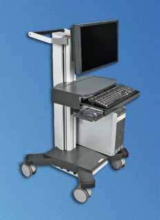 Knürr SynergyCart SYN20005 Knürr SynergyCart Strong points The functional solution - IT cart for hospitals (ward cart) - Equipment cart for health care - Test cart in production/workshops - Storage
