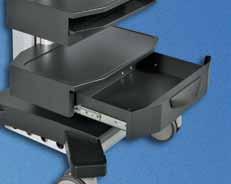 Knürr SynergyCart Knürr SynergyCart Drawer SYN20006 Can be ergonomically mounted at any height, stepless With drawer safety catch against unintentional opening Also as ESD