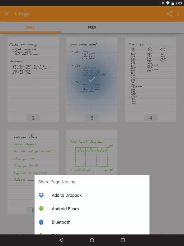 WORKING WITH NOTEBOOKS SHARING PAGES FROM YOUR NOTEBOOKS In addition to sharing an entire notebook, you can select one or more pages in a notebook and then share those pages.