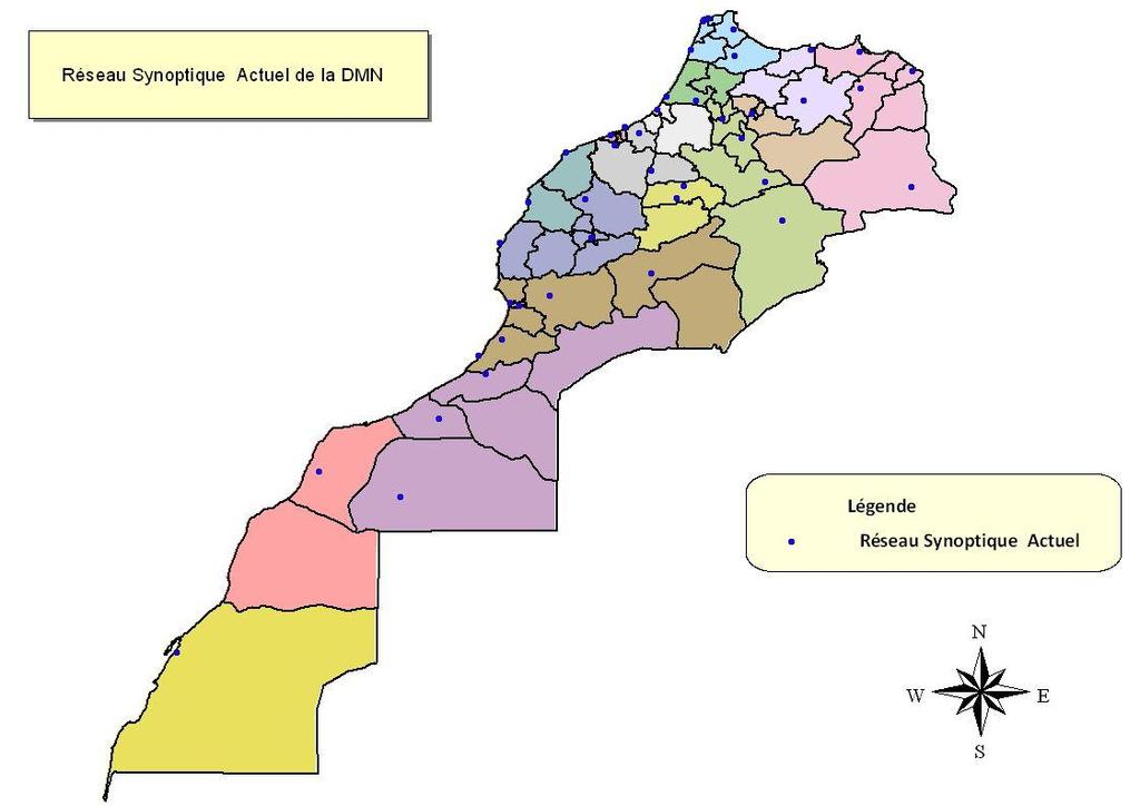 The VIGIOBS project comes to address these issues for a better distribution of the Moroccan observation network, a high availability of data for their easy storage and treatment at
