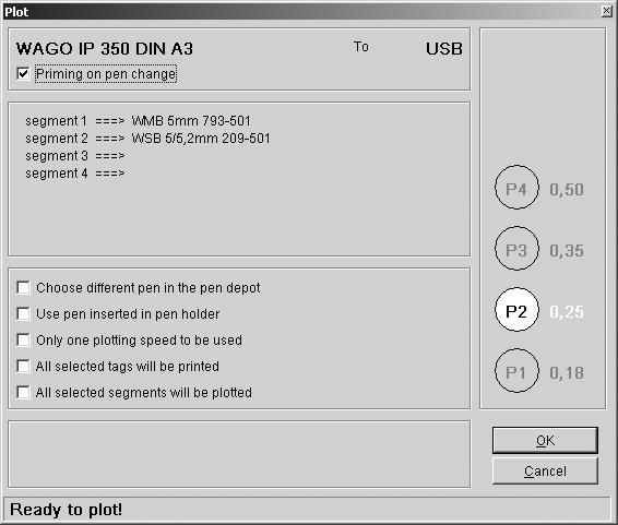 7. Print output 7.1. Plotter A click on the button opens the dialog "Plotting".
