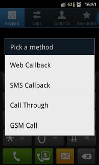Additionally, it is possible to send an SMS to a user from within this web application.