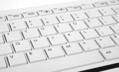 SLIM MULTIMEDIA Modern Design Piano White or Black Case Super Slim Square Keys Multimedia computer keyboard